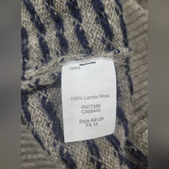 VINTAGE LN 100% WOOL HEAVY WHEIGHT women small JCREW SWEATER heavyweight - Picture 8 of 8